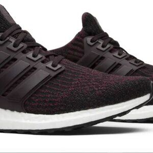 Adidas UltraBoost Burgundy Athletic Shoes, men’s size 11.5